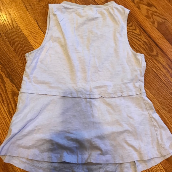 Lavender sleeveless top from Anthropologie - Picture 3 of 4